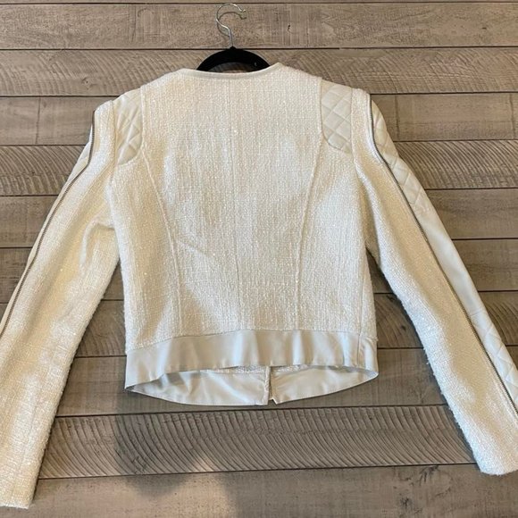 White Guess bomber jacket - Picture 2 of 3